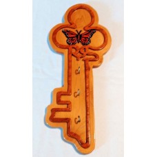  Monarch Butterfly Key Holder Rack Organizer 16" Tall Wooden Grupo Artesanal #8   202391546360
